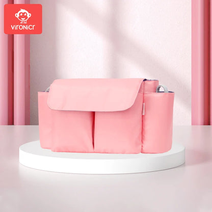 Stroller Organizer Bags Mummy Large Capacity Travel Hanging Bag Bottle Holder Pram Diaper Bags Baby Stroller Accessories