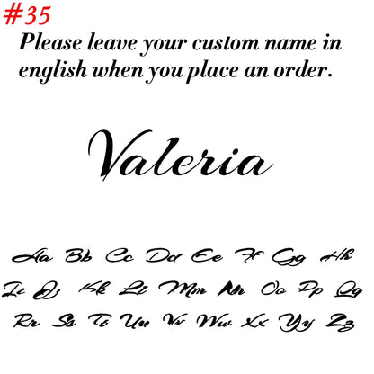 Personalized Customization Name Earrings For Women Stainless Steel Women's Fashion Earrings Jewelry Gift for Lovers