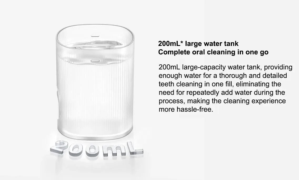 NEW MIJIA MEO705 Portable Oral Irrigator 2 Dental Teeth Whitening Flosser Bucal Tooth Cleaner Waterpulse Water Thread for Teeth