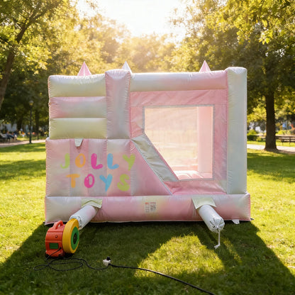 Tie Dye Toddler Bounce House Inflatable Wedding Bounce Castle Outdoor Bouncer Inflatable Tiedye Bouncer Combo House with Slide