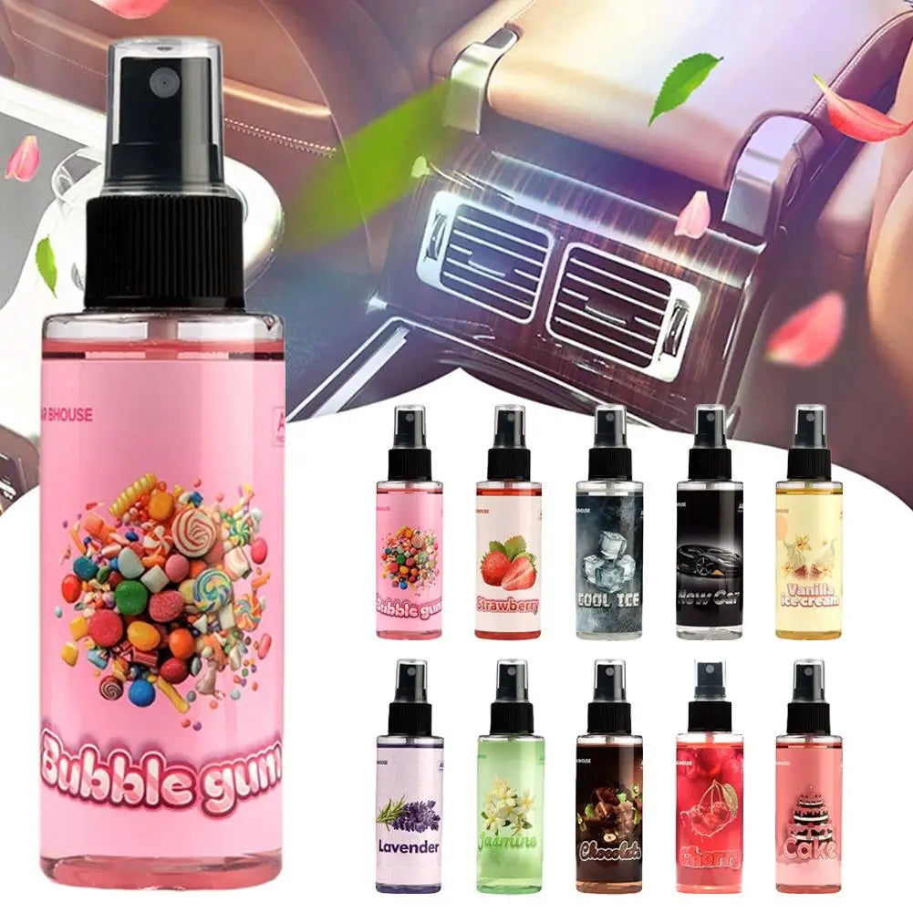 Car Deodorant Car Mounted Fragrance Spray Car Flavoring Car Air Hand Spray Perfume Long-lasting Fresheners Auto Aromatherapy