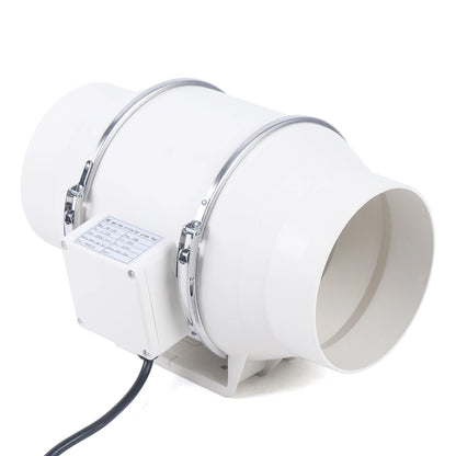 220V Exhaust Fan Silent Duct Ventilation Fan 2600RPM Duct Fan Pipe Extractor for Kitchen Bathroom Toilet (HF-100/HF-150/HF-200)