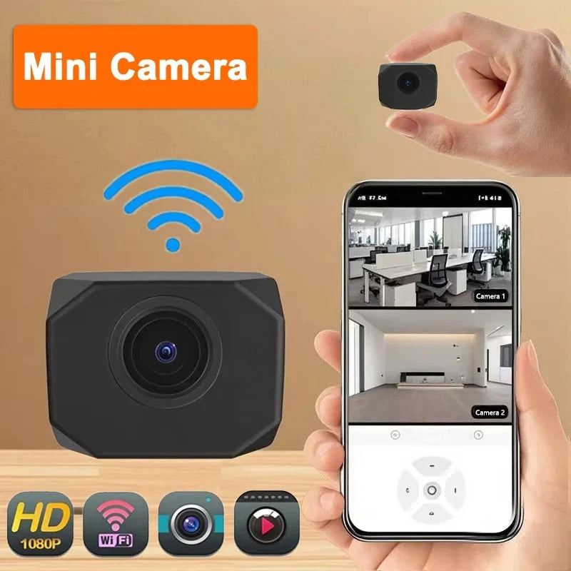 4K 1080P HD Mini WiFi Camera AP Hotspot Remote Monitor Portable Small Camcorder Home Security Surveillance Smart Camera 2026