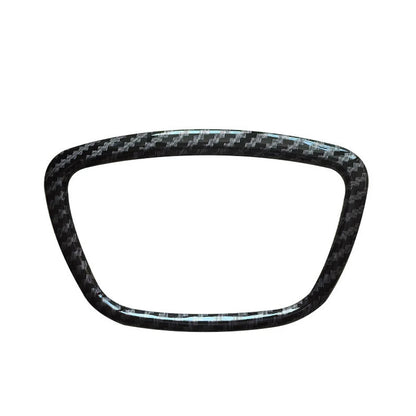 Carbon Fiber Car Steering Wheel Ring Trim Sticker Cover Auto Decoration Accessories For Audi A4 B6 B7 B8 A6 C6 A5 Q7 Q5 A3 8P S3