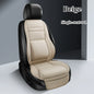 Ergonomic PU Leather Car Seat Cushion with Lumbar & leg Support Ventilated Design Storage Pockets Universal Fit for Most Cars