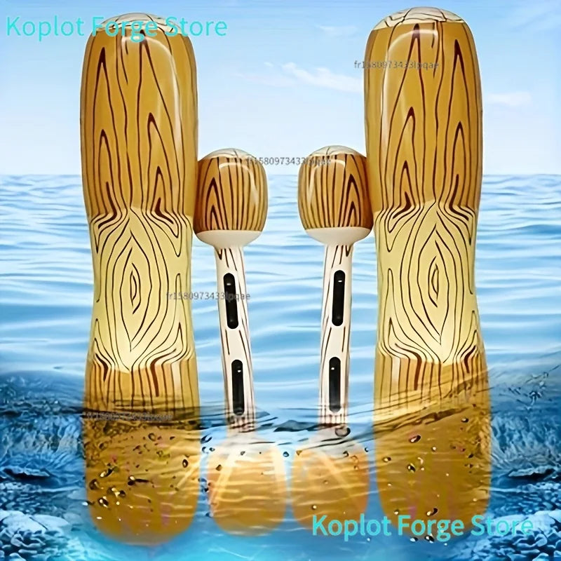 Summer Inflatable Popsicle Float Set, 2-4 Pack Large Water Pool Toy, Fun Floating Ice Lounge Chair for Beach Lake Party