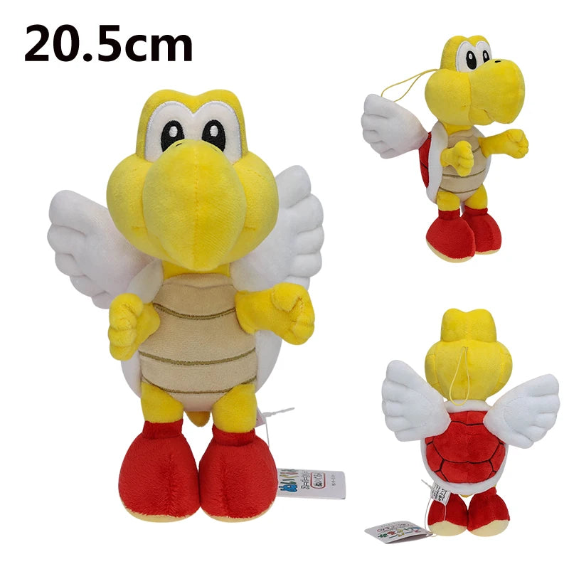 Cartoon Plush Toy Bullet Bill Shy Guy Waluigi Wario Donkey Kong King Boo Spiny Dry Bones Anime Stuffed Doll Peluche Toys Gift