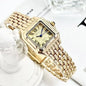 Luxury Rhinestone Women Watches Fashion Square Quartz Wristwatch Simple Ladies Clock Reloj Mujer