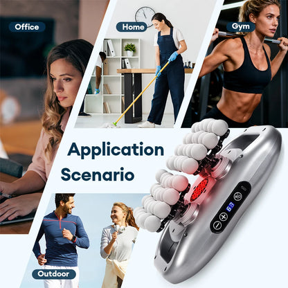 48-Heads Fascia Gun High-Frequency Vibration Body Massage Gun Back and Waist Massager Neck Shoulder Massager Muscle masajeador