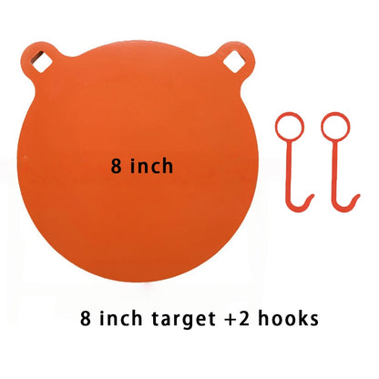 10mm thickness orange panda-shaped AR500 steel shooting practice target plate, suitable for live ammunition, strong and durable.