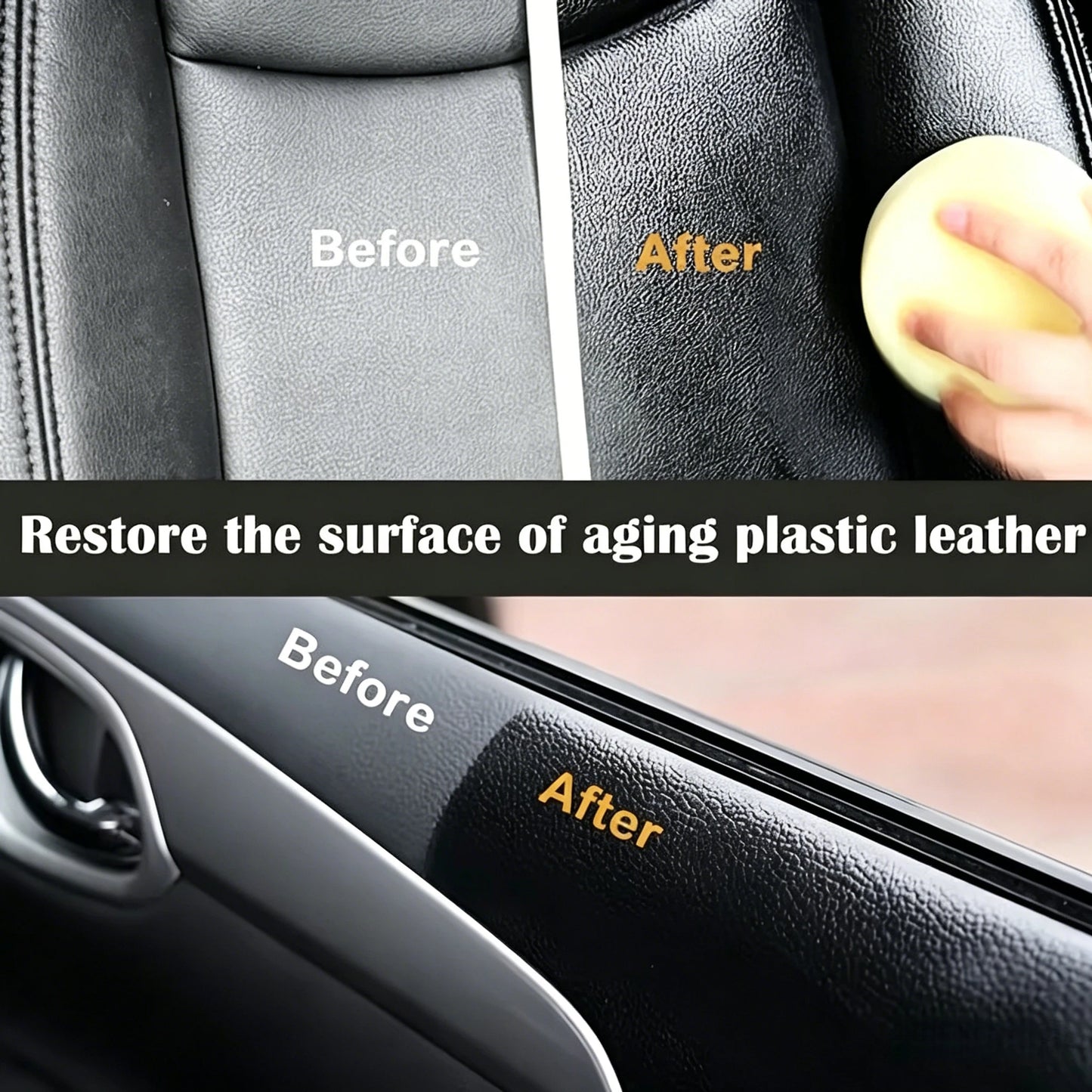 All-Purpose Auto Interior Polish, Enhance Gloss & Maintain Leather Seats Easily