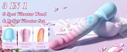 3 IN 1Mode Dildos Vibrator AV Machine Magic love Wand Clitoris G Spot Stimulator Female Vagina Massager Woman Adults Sex Toys 18