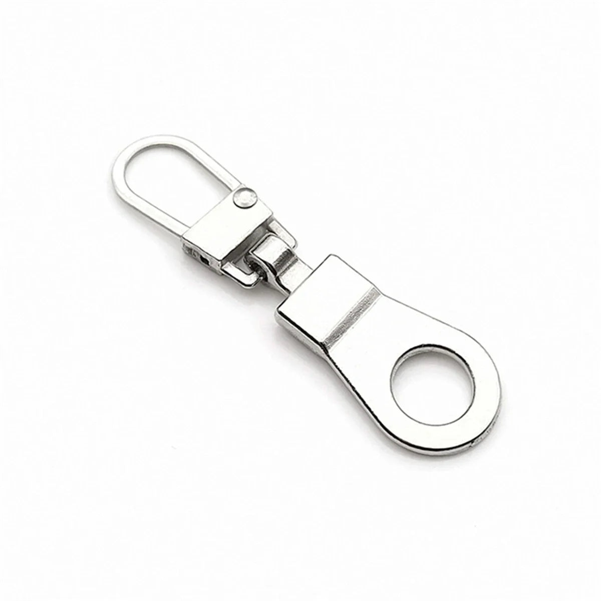 10Pcs Metal Zipper Head Replacement Detachable Zipper Puller Tab Repair Kit for Luggage Suitcase Purses Bags Accessories