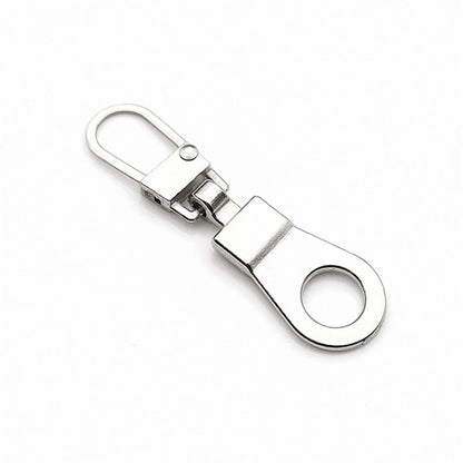 10Pcs Metal Zipper Head Replacement Detachable Zipper Puller Tab Repair Kit for Luggage Suitcase Purses Bags Accessories