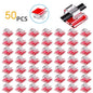 50Pcs Cable Clip Self-Adhesive Cable Organizer Wire Protector Holder For Mouse Headset Wire Storage Desktop Tidy Management Clip