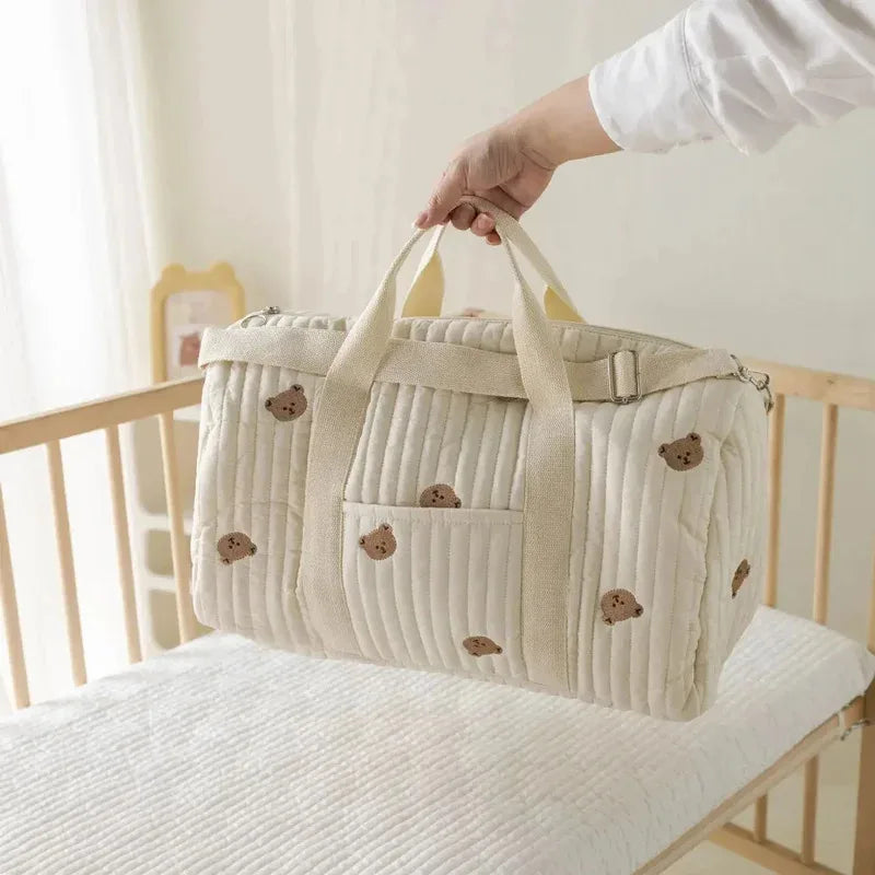 Large Capacity Mommy Bag - Multi-functional Diaper Bag & Travel Tote for Women