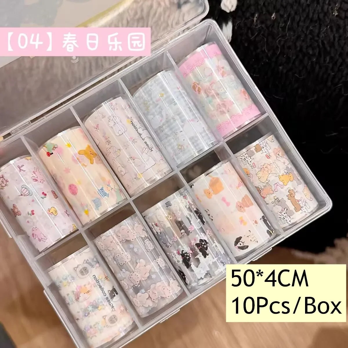 10Rolls Lacce Flower  Nail Foils Transfer Paper  Nail Art Stickers  Manicure Set Decal  Nails Decoration