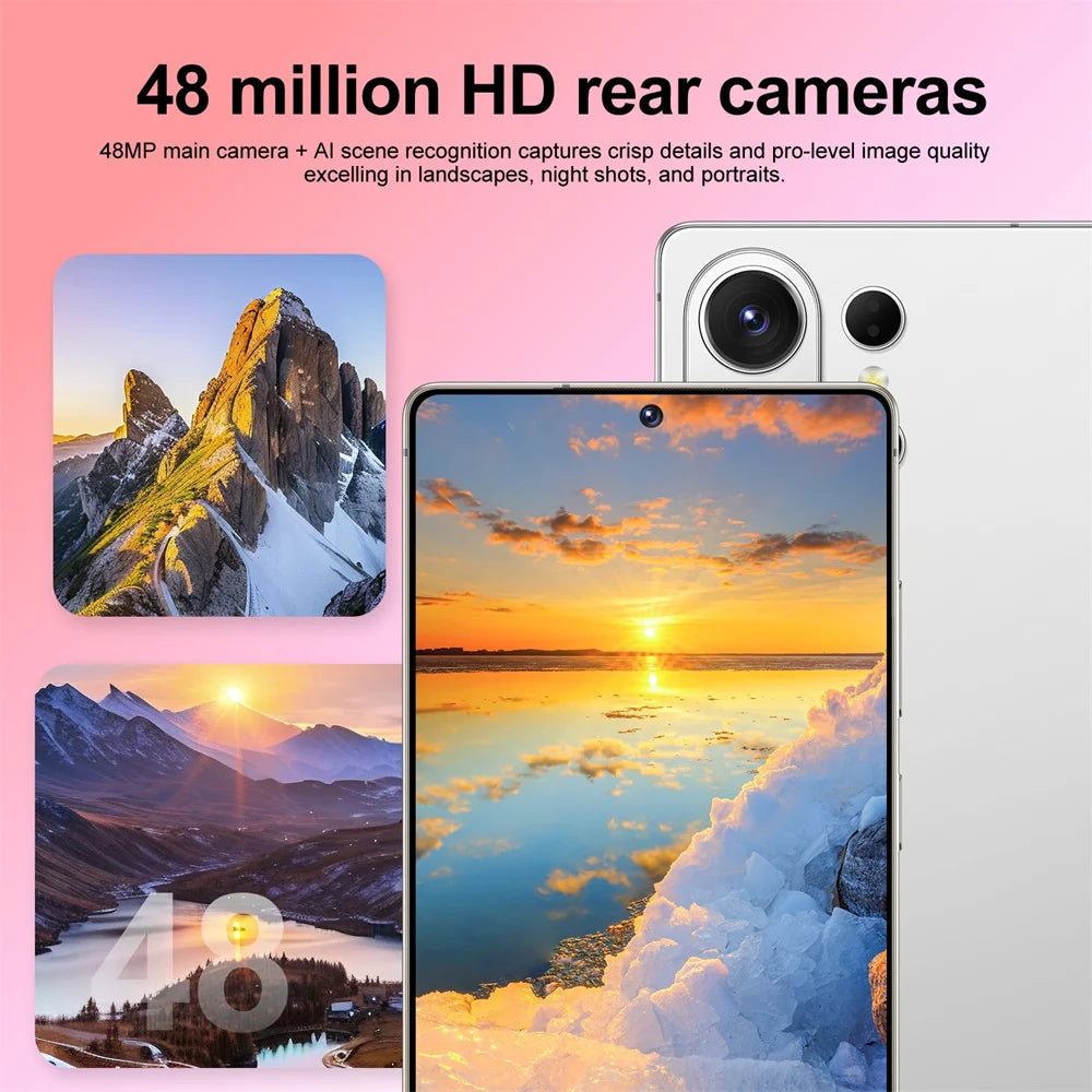 Hot Original Smartphone for S26 Ultra 7.3HD Cell Phone 5G Dual Sim 16MP+48MP 22G+2TB 7800mAh Android 14 Unlocked Mobile Phones