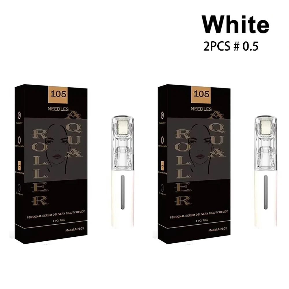 1/2/4/6pcs Derma Roller 0.2mm 105pcs Titanium Needle Lip BOOSTER Microneedle Dermaroller Face Massage Lip Beard Beauty Skin Care