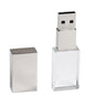JASTER Crystal Wedding Gifts USB Flash Drives 128GB 3D Laser Engraving Custom Logo Pen Drive 64GB Photography Gift Memory Stick