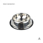 Steel Pet Dog Bowl Feeder Skidproof Anti-ant Food Water Drink Dishes Feeder Dog Bowls Food Accessories Pet Supplies
