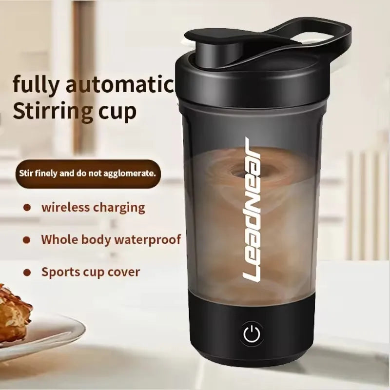 New Detachable Electric Mixing Cup Electric Protein Powder Shaker Cup USB Rechargeable Reusable Suitable For Lndoor/Outdoor Use