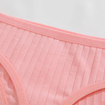 8Pcs/Set Cotton Seamless Thongs For Women Sexy Low Rise Solid Color Breathable Pantys Female Comfortable Soft G-String Underpant