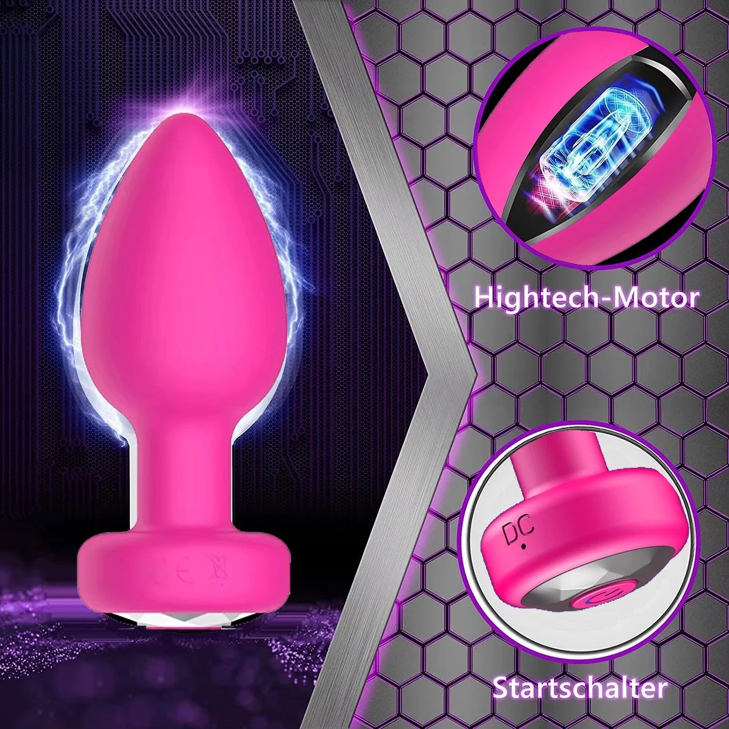 Powerful Small Anal Vibrator for Gay Wireless Remote Control 10 Frequency Vibration Prostate Massager Female Vagina Massager