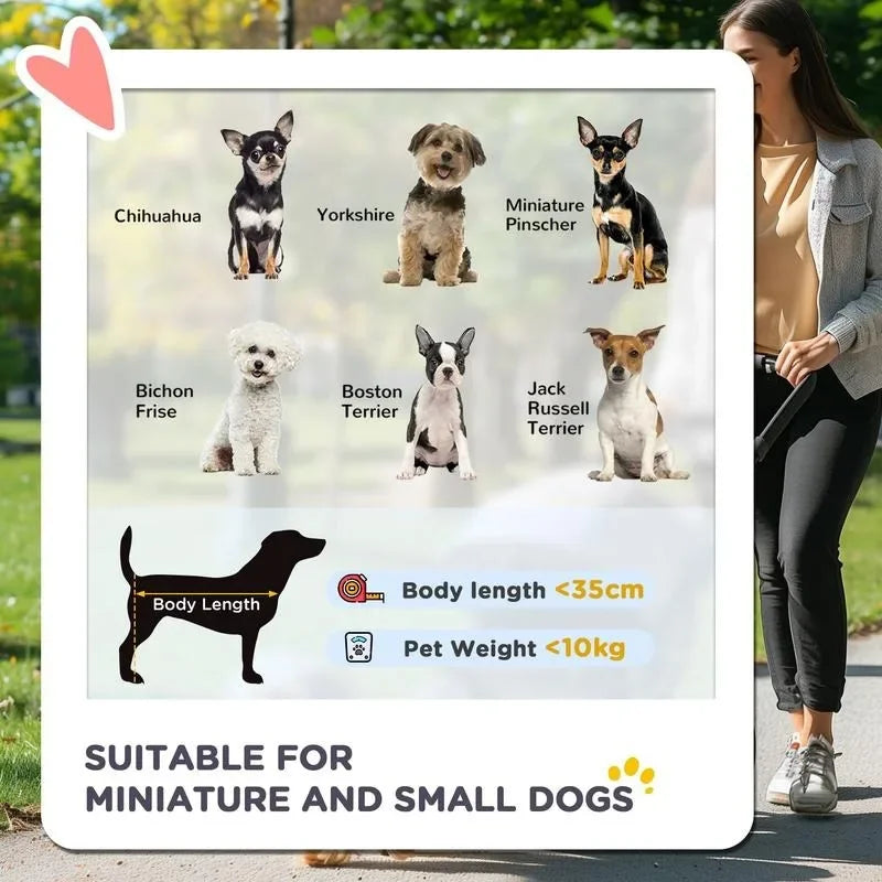 3 Wheel Pet Stroller for Small Dogs and Cats, Foldable Travel Pram with Breathable Mesh and Storage Bag, Sturdy Steel Frame for Walking, Charcoal Grey, 75x45x97 cm, Sturdy, Lightweight, Comfortable, Safe, Space Saving