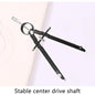 Compass Geometry Set with Lock, Professional Compass,for Solid and Plane Precis Math and Precision Compass, Metal and Durable