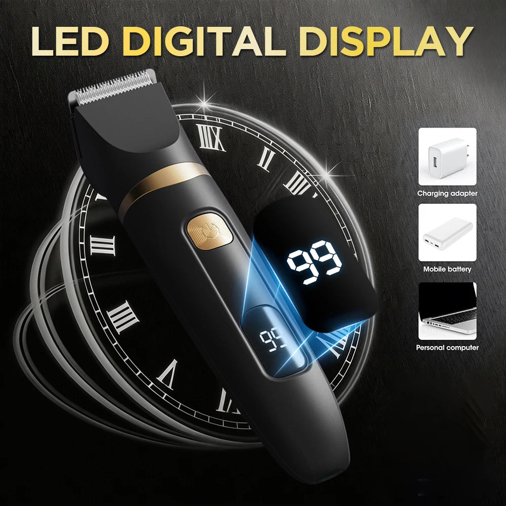 Electic Shaver for Men USB Rechargeable Beard Shaving Machine Waterproof Portable 3in1 Facial Electic Hair Nose Trimmer for Male