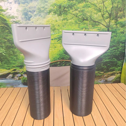 Flat Air Conditioning Exhaust Hose Adapter Exhaust Hose Window Adapter Exhaust Adapter for Mobile/Car Air Conditioning