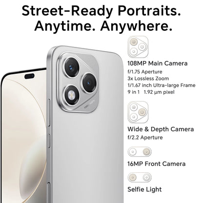 HONOR 400 Lite 5G, EU Version, 5G Smartphone, 108MP Main Camera,MTK Dimensity 7025-Ultra,5230 mAh Battery, 6.7 inches AMOLED