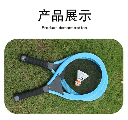 Glowing badminton rackets for children, primary school students, parent-child fitness, outdoor sports, mutual toys