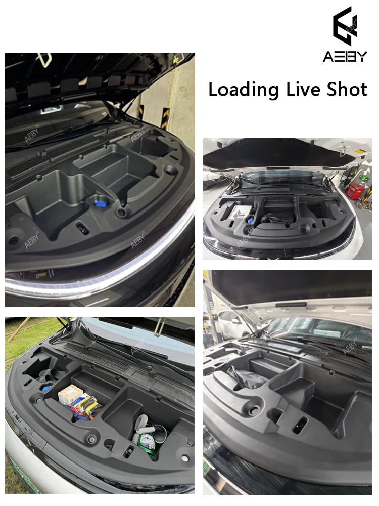 Car Front trunk storage box For Xpeng G6 2023-2026 Large-Capacity Motivation cabin Storage Box Modification Auto Accessories