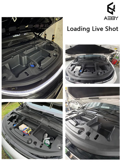 Car Front trunk storage box For Xpeng G6 2023-2026 Large-Capacity Motivation cabin Storage Box Modification Auto Accessories
