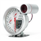 5" Car Gauge 4-in-1 Tachometer Water Temperature Oil Temperature Oil Pressure Gauges Multifunctional Gauge with Alarm Function