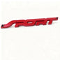Car Accessories Sticker Styling Metal 3D Chrome Auto Car Trunk Racing Sport Word Letter Logo Emblem Badge Decal Sticker