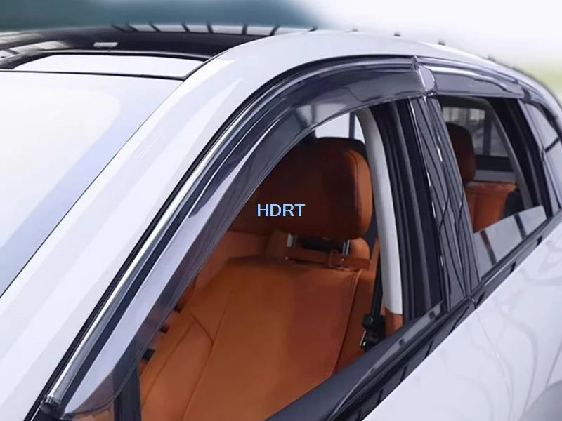 Car Style Side Window Wind Deflector Vent Visor Sun Rain Guard Shelter Weather Shield Cover Accessories For Leapmotor C10 2024 +