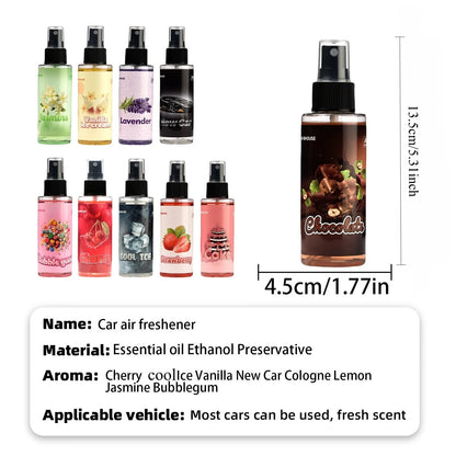 This Is a 100ML Spray Bottle of Car Air Freshener That Doubles As a Fragrance for Both Vehicles And Living Spaces. It Effectivel