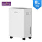 LOEFME 10L/Day Air Dehumidifier Moisture Absorber Home Air Dryer 1.5L Water Tank W/ 3M Hose For Home Basement Bathroom Wardrobe