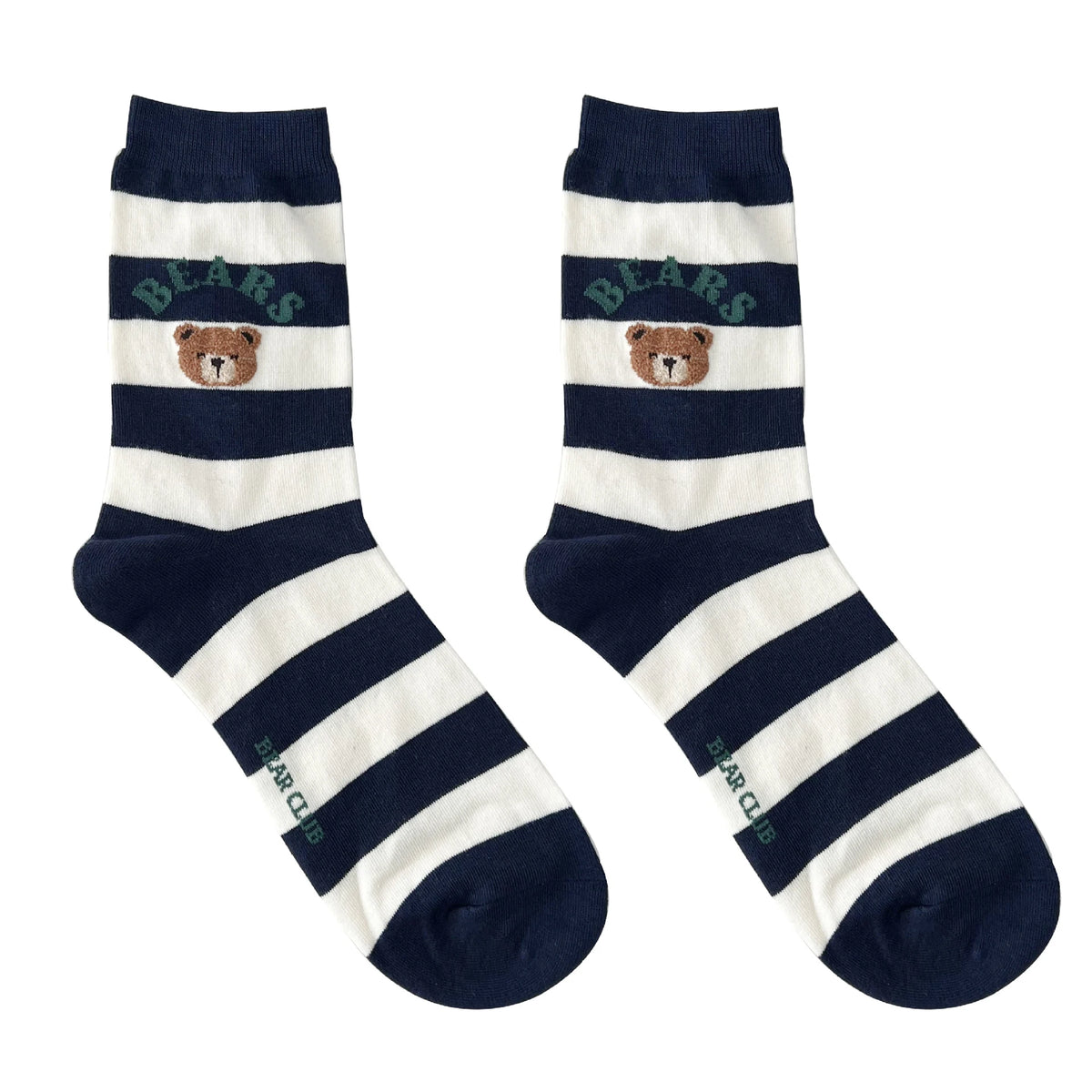 Good Quality Cartoon Gentleman Bear Men's Socks Cotton Harajuku Style Sport Boys Skateboard Novelty Breathable  Christmas Gifts