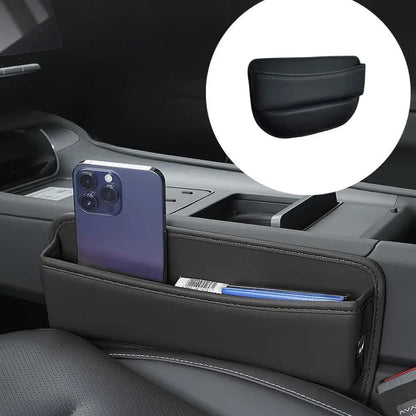 Universal Car Seat Gap Organizer PU Leather Console Side Pocket Auto Crevice Filler Storage Box Interior Accessory