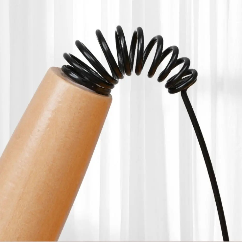 Wooden Handle Spring Teasing Cat Stick Feather Simulation Fishing Rod Cat Teaser Stick Interactive Replaceable Bell Squeaky Cat