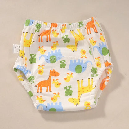 Newborn Training Pants Baby Shorts Solid Color Washable Underwear BABY Boy Girl Cloth Diapers Reusable Nappies Infant Panties
