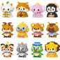 Insect Micro Animals Pet Cats Dog Building Blocks 3D Diamond Model BEE Snail Brick City Construction Toy for Children Kid Gift