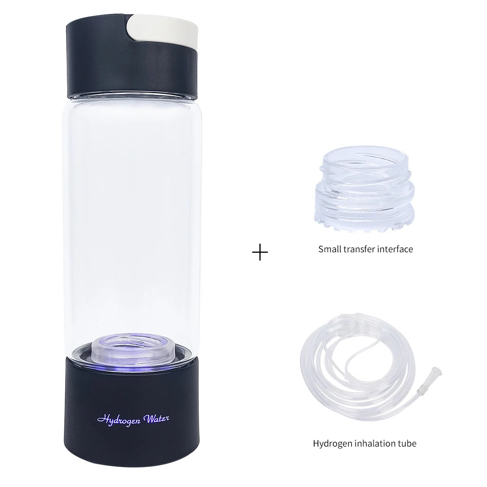 High Hydrogen Max 3000ppb Hydrogen Water Generator DuPont N117 SPE/PEM with Breath Inhalation Device Self-cleaning Function