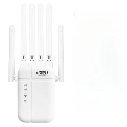 Wireless WiFi Repeater Router AP Signal Amplifier, High Speed WiFi Signal Booster Extender 10000 Square Feet Wide Coverage Area