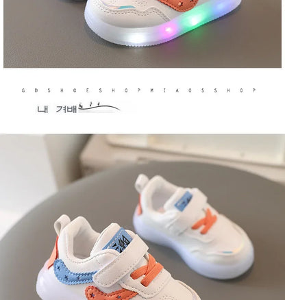 Tenis Children Led Shoe Boys Girls Lighted Sneakers Glowing Shoe for Kids Soft Soled Breathable Casual Infant Toddler Baby Shoes