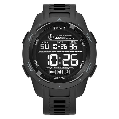SMAEL 8105 Digital Watches Sports LED Wristwatches Men's 50m Waterproof Watch Digital Light Stopwatch Watch for Men